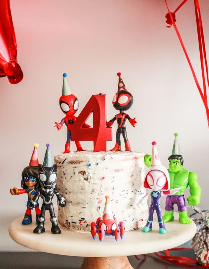 spiderman cake