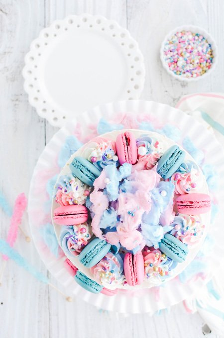 cotton candy cake