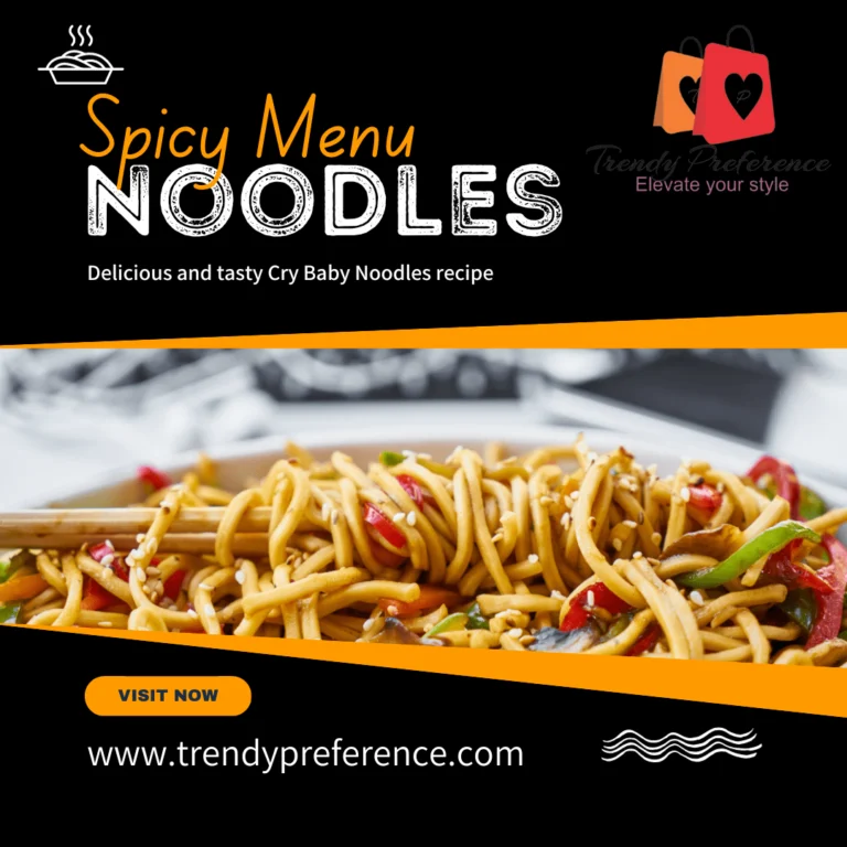 Cry Baby Noodles Recipe