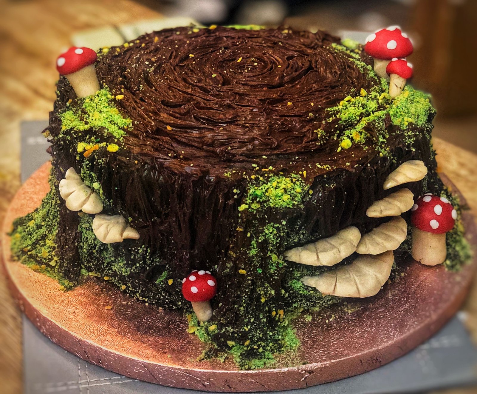 mushroom cake