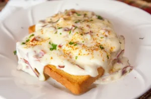 chipped beef on toast