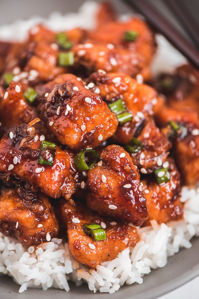 instant pot honey garlic chicken