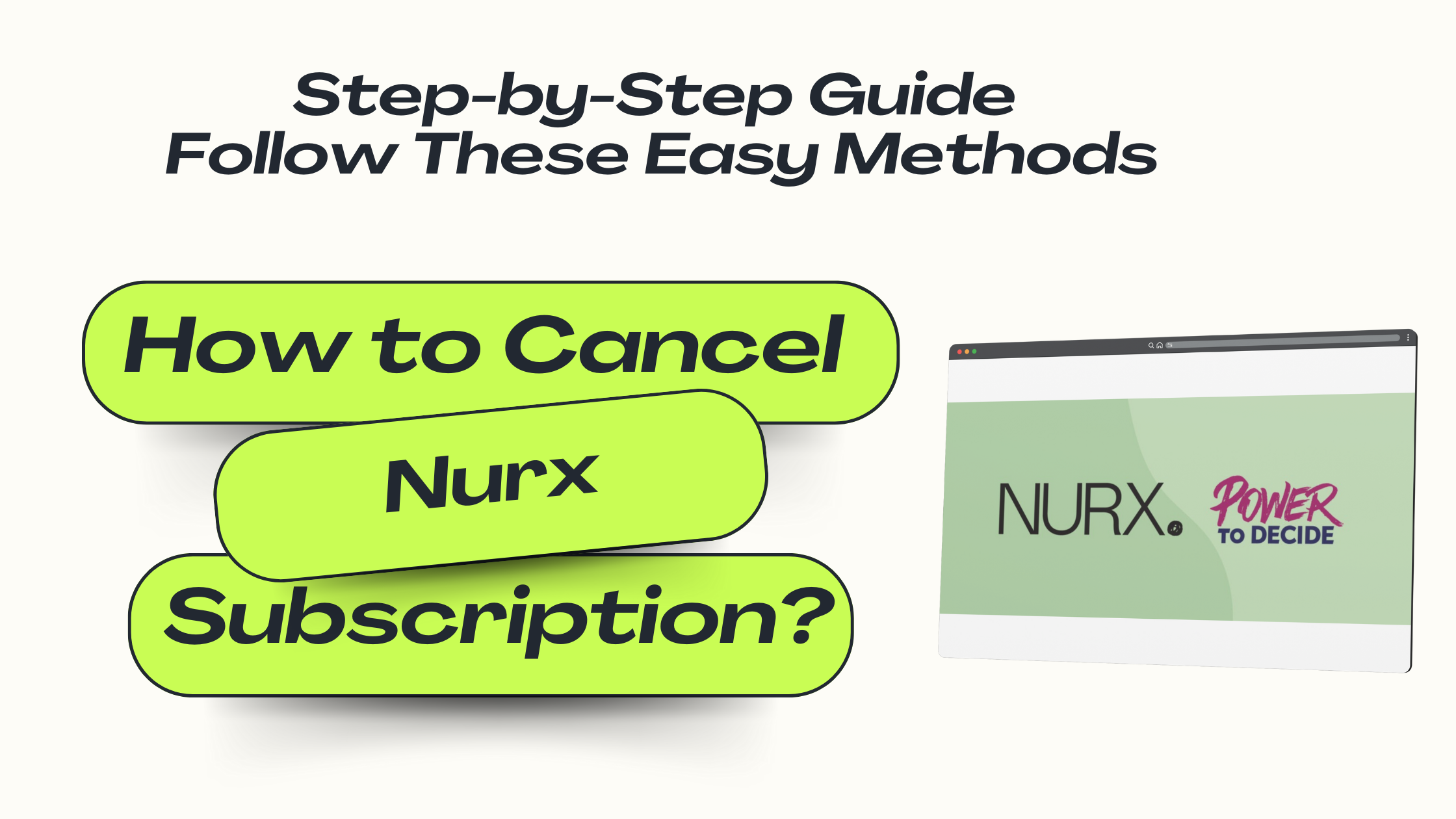 How To Cancel Nurx Subscription